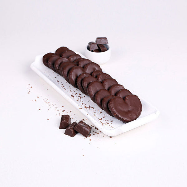 Palmeritas Bañadas en Chocolate x 12 bandejas de 220 gr.c/u